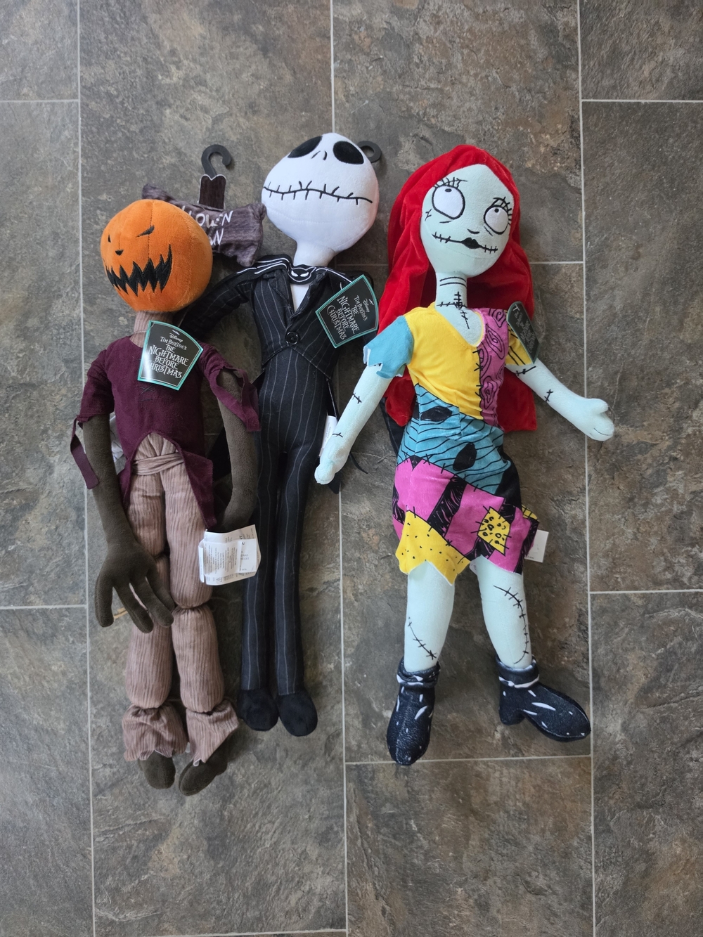 Nightmare Before Christmas Character Lot Of 3 NWT